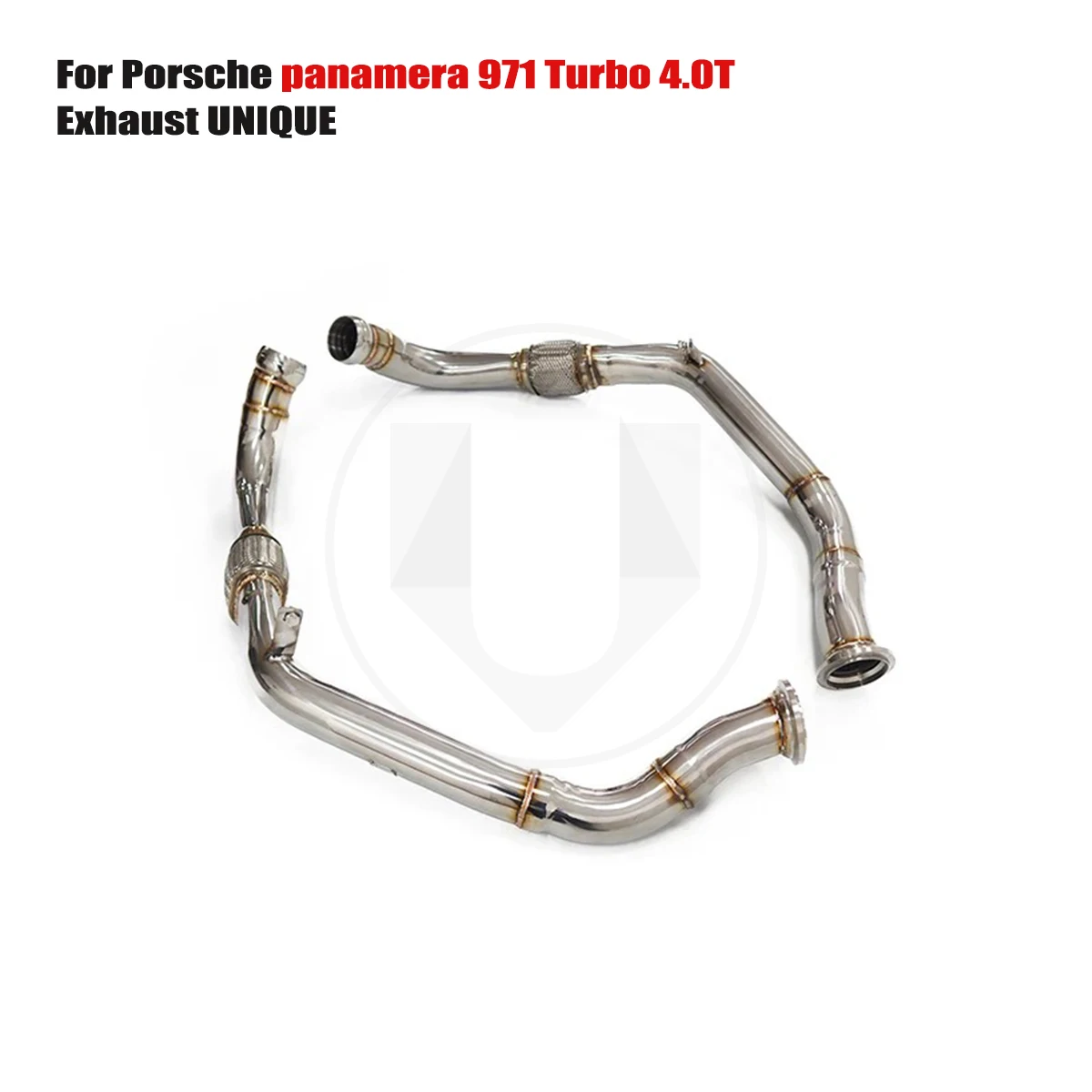 

UNIQUE for 2019+ Porsche Panamera 971 GTS Turbo 4.0T Stainless Steel Sports Opf Front Pipe