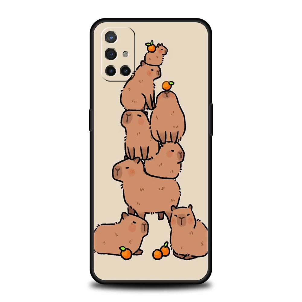 Cartoon Capybara Phone Case for Oneplus 11 10T Nord N100 N10 10 7 8 9 9R 7T 8T N200 CE 2 9RT Pro 5G Silicone Cover Shell Capas