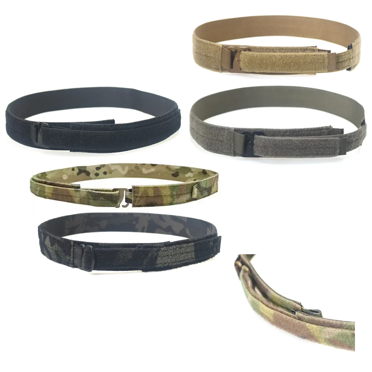 

1,5-дюймовая быстросъемная металлическая пряжка, легкие уличные тактические аксессуары для охоты, внутренний ремень с крючком, поясной ремень