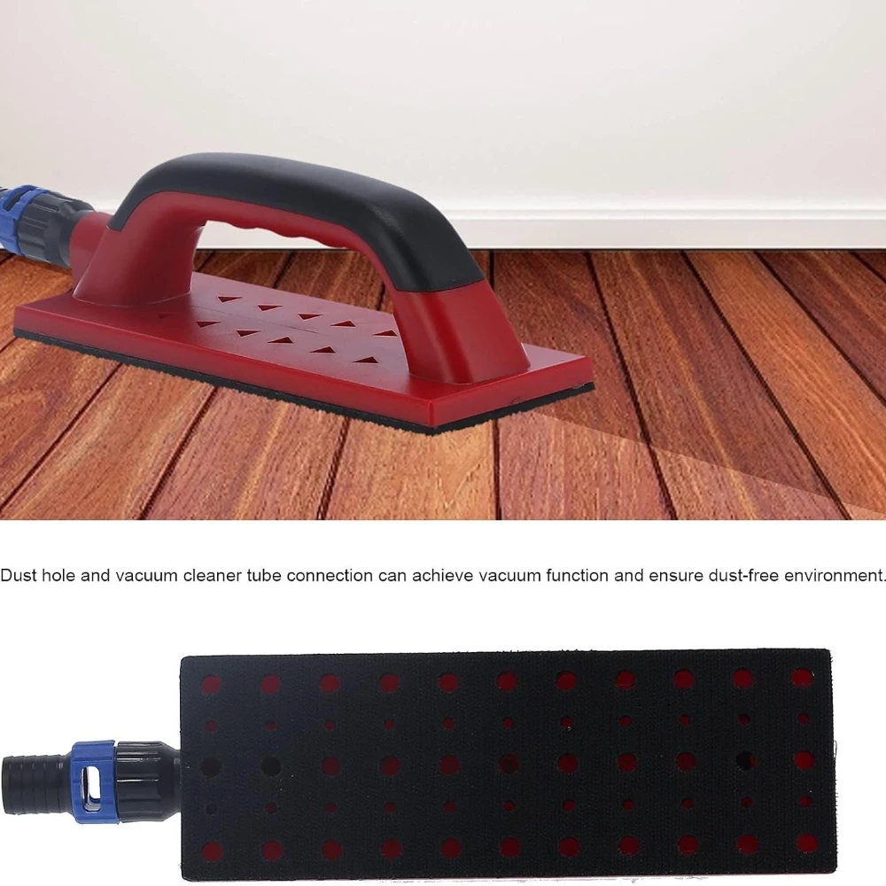 Heavy-Duty Manual Hand Sander Dust Extraction Sanding Tool File Block Dust-Polishing Tool for Crafts Precision
