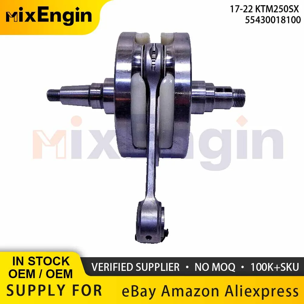 

Motorcycle Engine Parts Crankshaft For 17-22 KTM250SX OEM 55430018100 Dirt Bike Conrod Crank Shaft Bearing KTM 250 SX Off-road