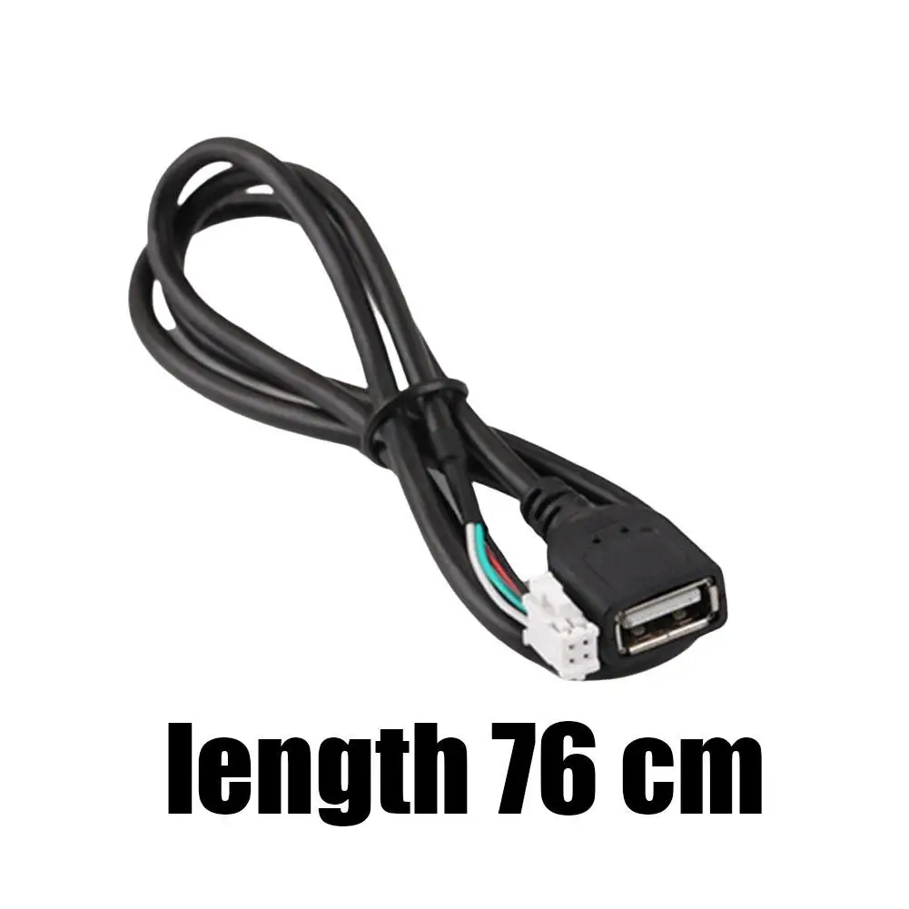 1Pc Dual USB Interface Cable Adapter For Android Radio Navigation Multimedia Car Player Wire Harness Plug Connector