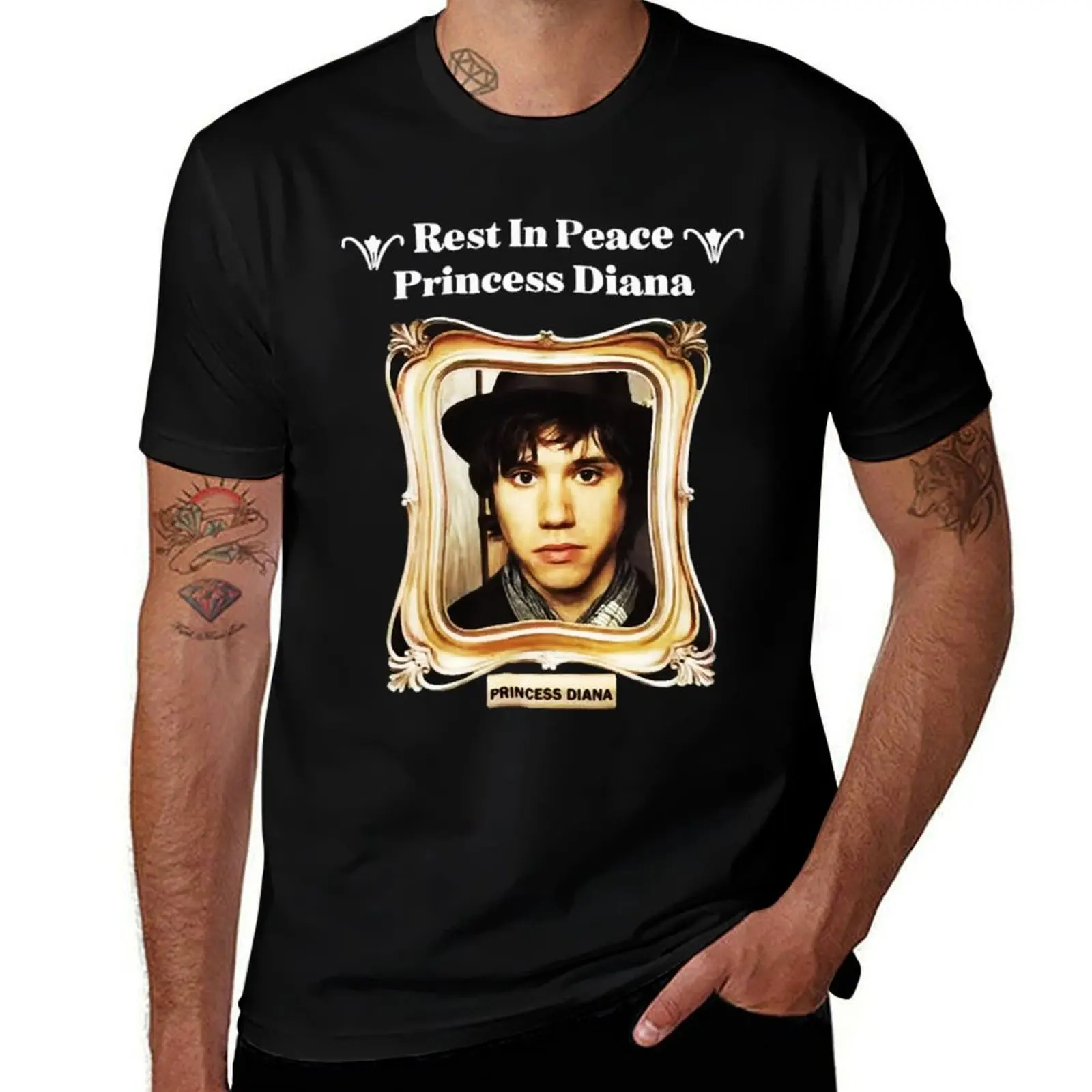 Rest In Peace Princess Diana Ryan Ross T-Shirt anime t shirts for man man t shirts for men T-Shirt