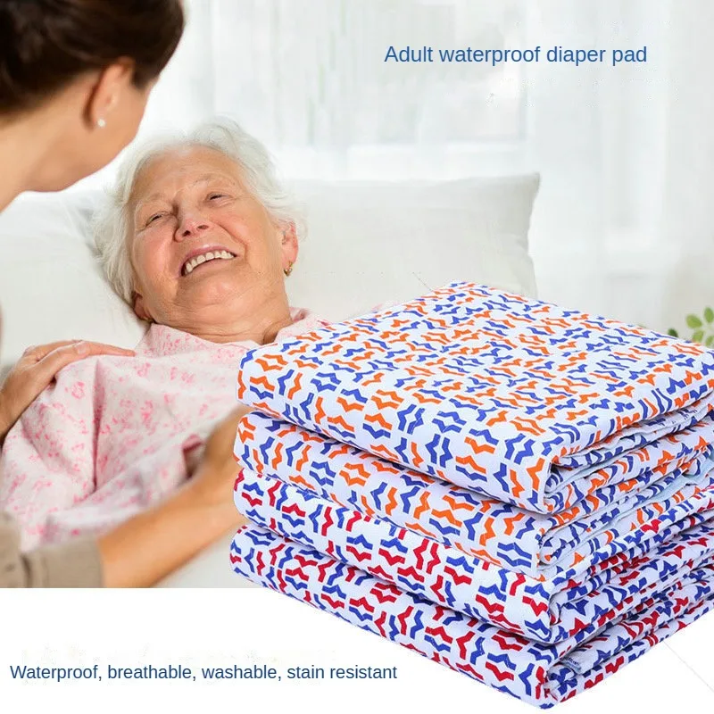 Reusable Washable Bed Protector Pad for Elderly Incontinence - Absorbent and Waterproof Mattress Underpad