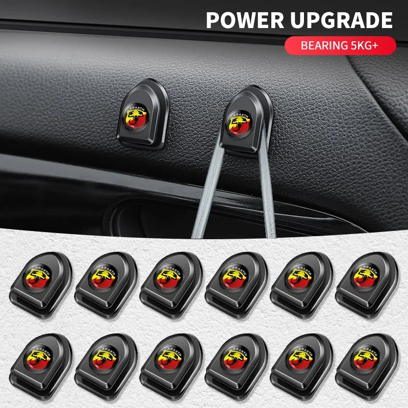Car Mini Hook Interior Accessories Self Adhesive Storage Hook For Abarth Nismo Nissan Skoda Peugeot Citroen LEXUS Infiniti