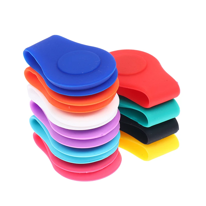 New Silicone Golf Hat Clip Ball Marker Holder With Strong Magnetic Attach To Your Pocket Edge Belt Clothes Gift Golf Accessories