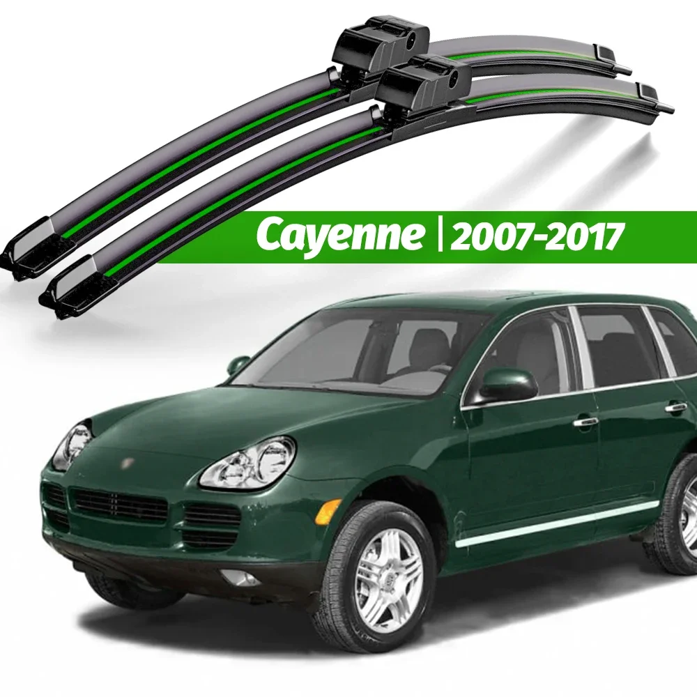 

Wiper LHD Front Wiper Blades For Porsche Cayenne 2010 - 2017 Windshield Windscreen Window Rain Brush 26"+26" Accessories