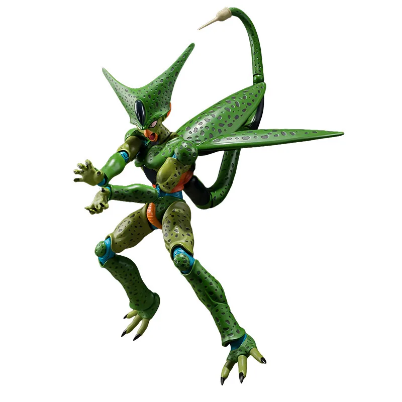 Bandai Genuine S.H.Figuarts Anime Figure Cell First Form 170mm Action Figure Toys for Boys Kids Gift Collectible Model Ornaments