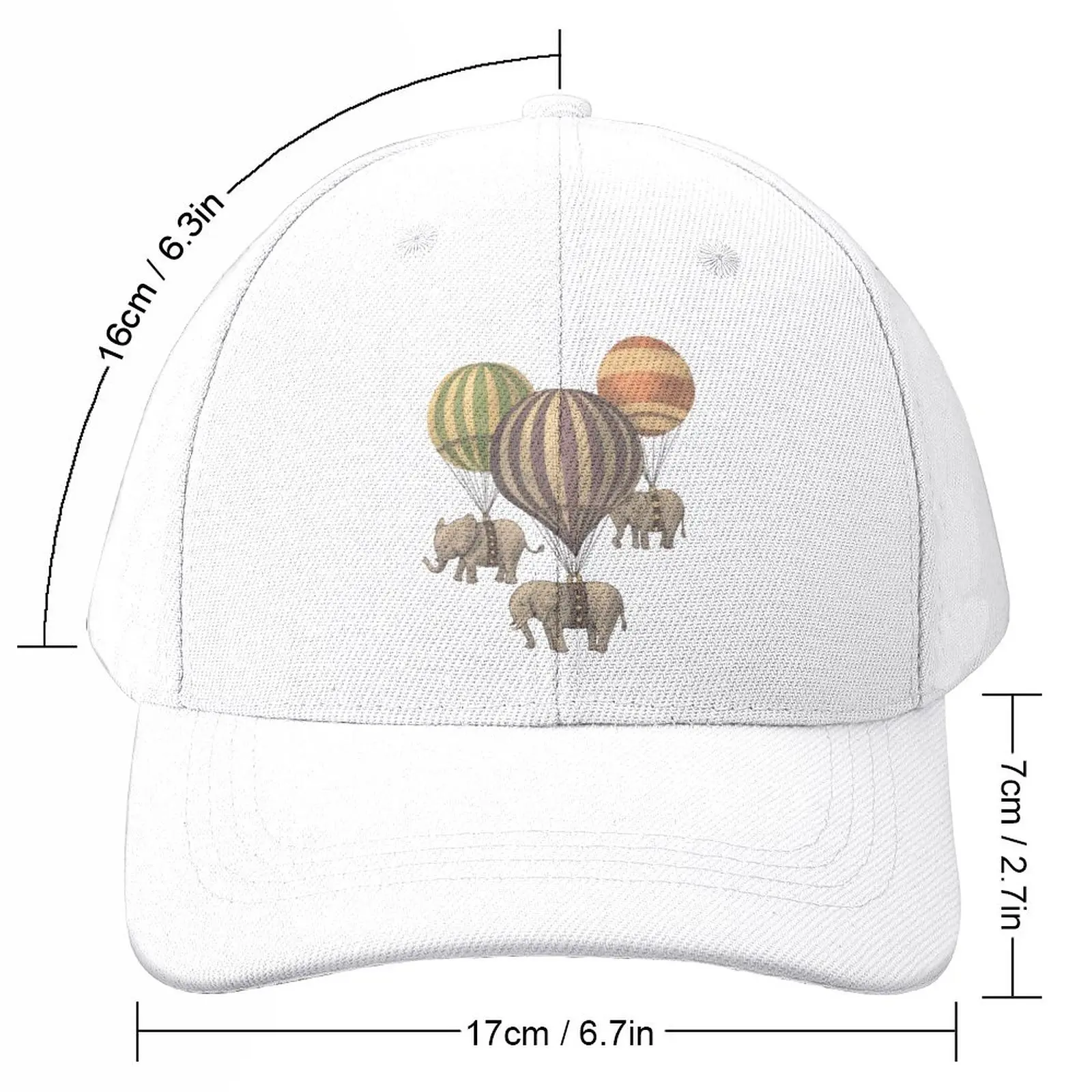 Flight of The Elephants (Option) Baseball Cap Sun Cap Rugby western hats Hip Hop Cap For Women Men'S