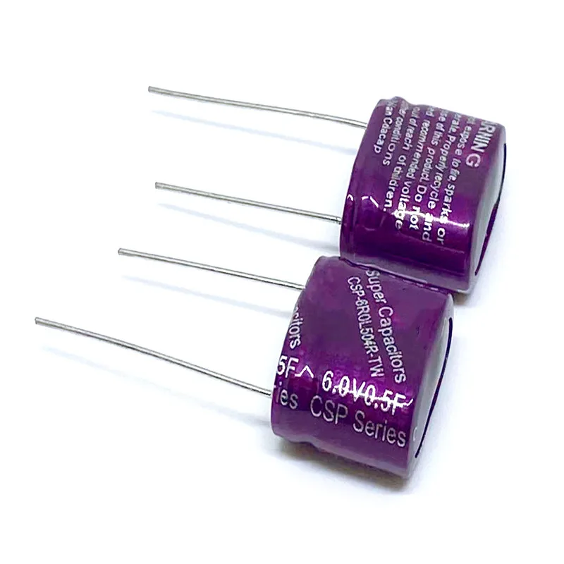 1pcs/Lot Supercapacitor 6V 0.5F 0.47F 1F 1.5F 2.5F 3.5F 5F 7.5F 10F Combined  Super Capacitor