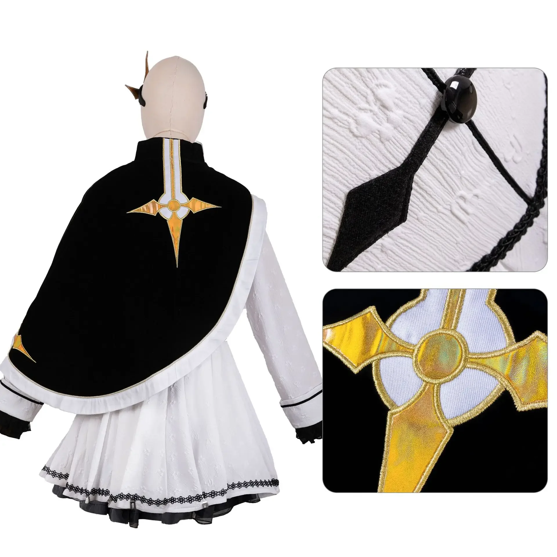 기노모토 사쿠라 코스프레 애니메이션 Cardcaptor 사쿠라 의상 할로윈 파티 의류 2025 핫 세일