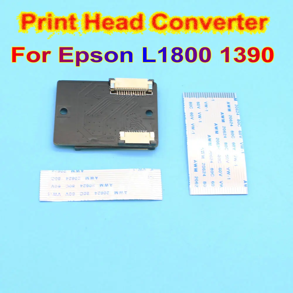 Print Head Converter Printhead Convert Adaptor Board Card For Epson L1800 1390 DTF DTG UV Printer Use On L805 L800 A4 To A3 Kit