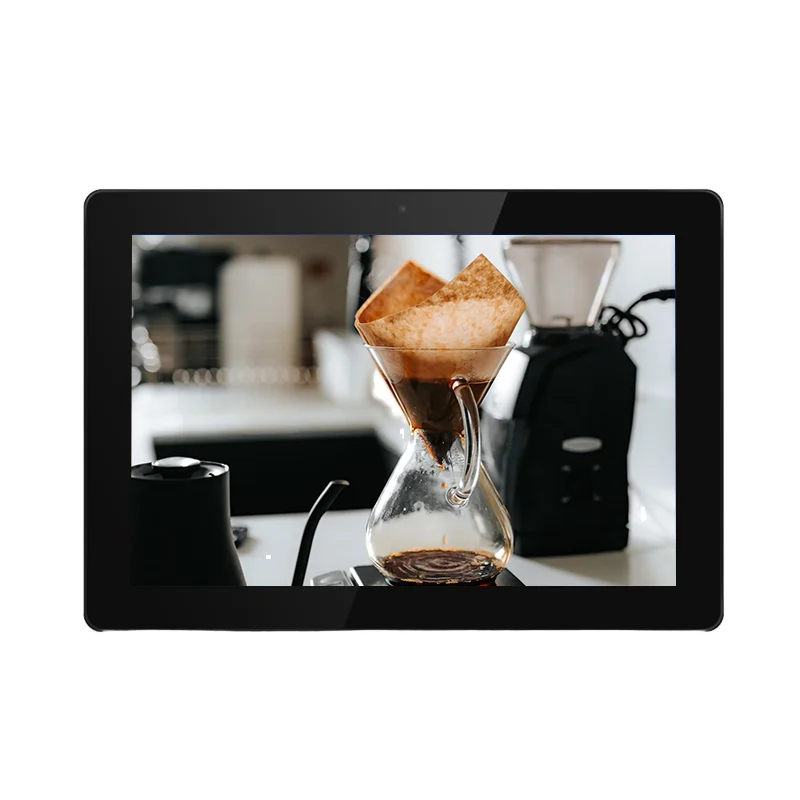 202610 Inch Wall Mount RK3288 2+16G Android 10 Touch Monitor Built in Battery Option