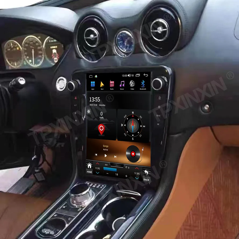 9.7 INCH  Android 13 CarPlay Car Radio For Jaguar XJ 2010-2018 GPS Navigation Multimedia Player HD Screen Stereo Head Unit Auto