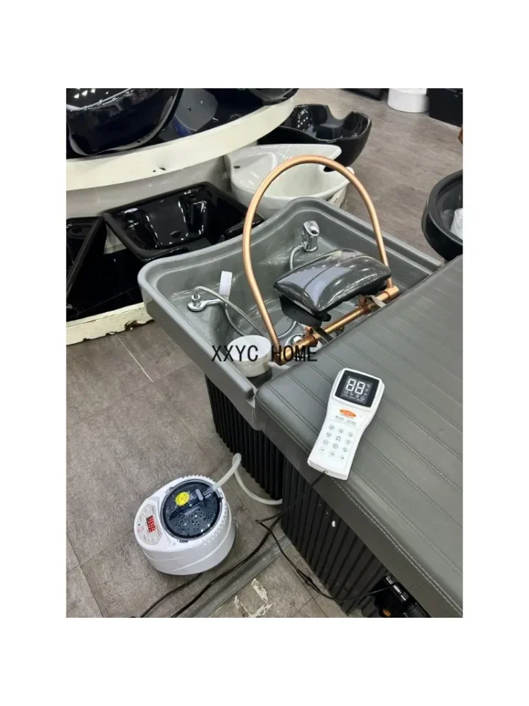 Water Circulation Head Spa Frame for Salon Shampoo Bed Massage Accessories Stainless Steel Tool Cleaning Caring Japanese-style