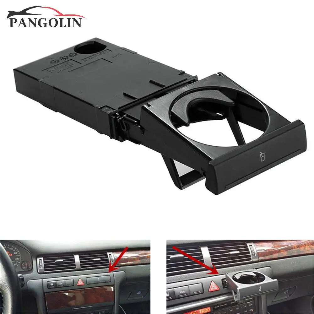 

Эластичная складная подставка для чашки 4B0862534D для Audi C5/A6 1998-2005, черные пластиковые автомобильные аксессуары