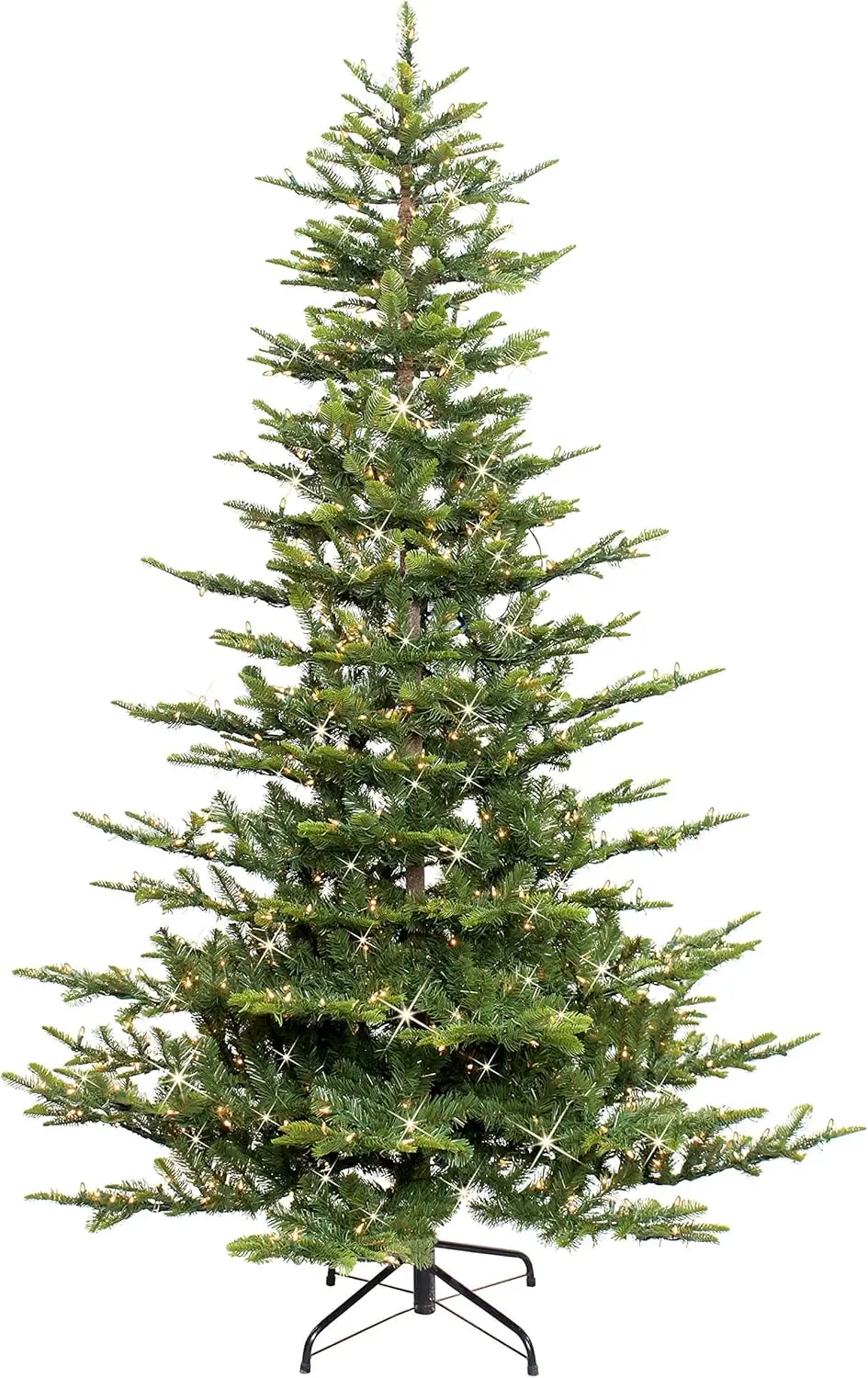 7.5 Foot Pre-Lit Aspen Fir Artificial Christmas Tree Listed Clear Lights Green