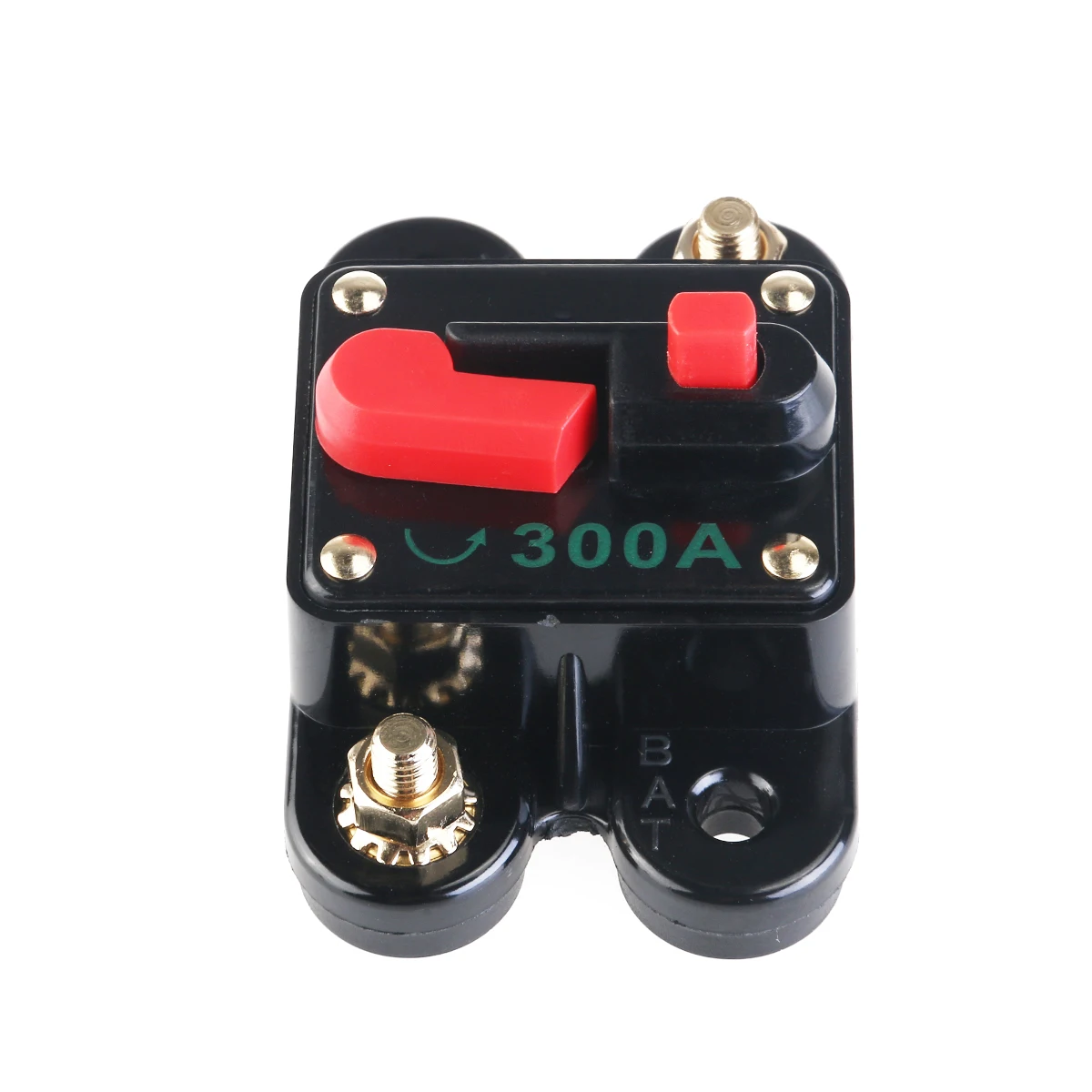 

12V-24V 300Amp Manual Breaker Manual Reset Inline Auto High Current Push Circuit Breaker Reset Fuseholder Button Fuseholder
