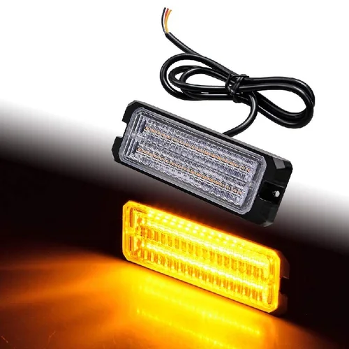 Imagen 2 del producto 1/4 Uds impermeable Surfacemount 96W 32-LED 12V-24V coche SUV Van camión barra de luz estroboscópica de emergencia luces Led de advertencia intermitentes