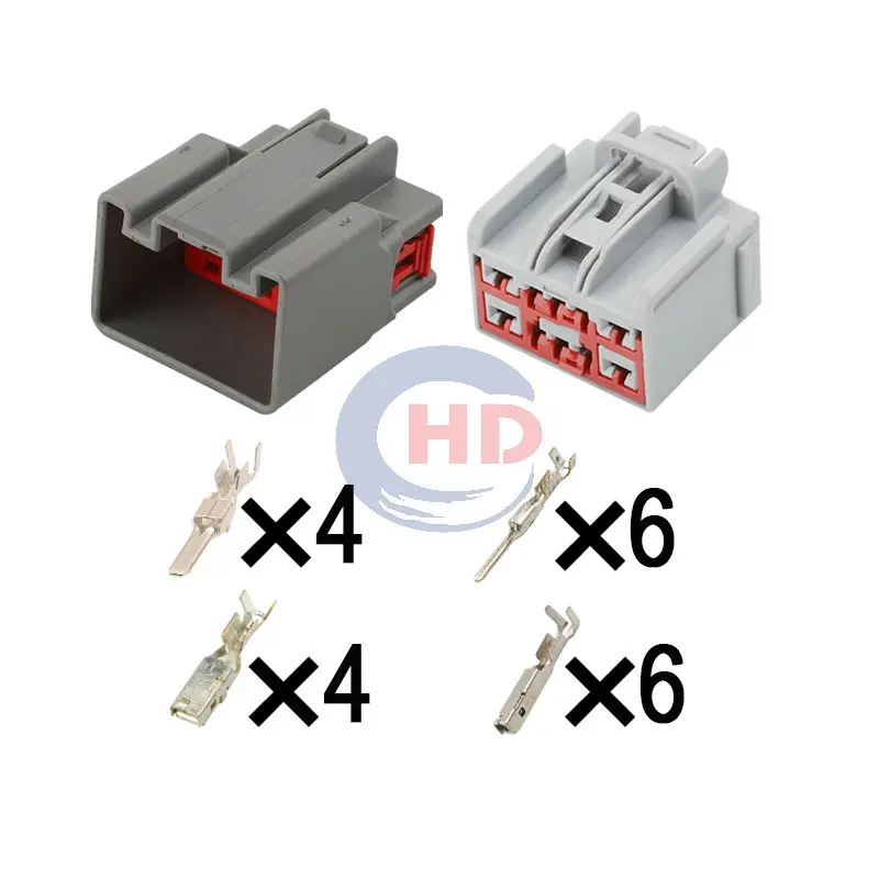 

1-20 sets 10 Pin auto wiring harness plug cable electric plug connector 7282-6459-40 7283-6459-40