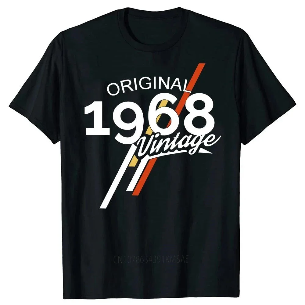 Vintage 1968 Classic 56 Years Old Birthday T Shirt Men 56th Birthday T-shirt Father Day Present Comfortable Tee Shirt