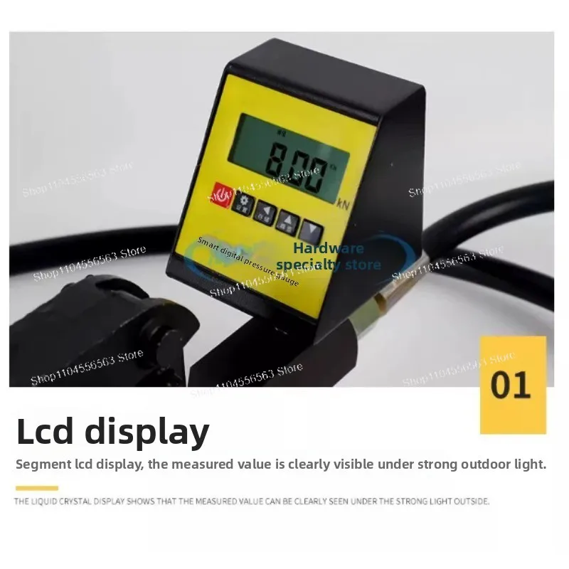 HC steel bar pulling instrument - anchor bolt pulling number display steel bar tension meter