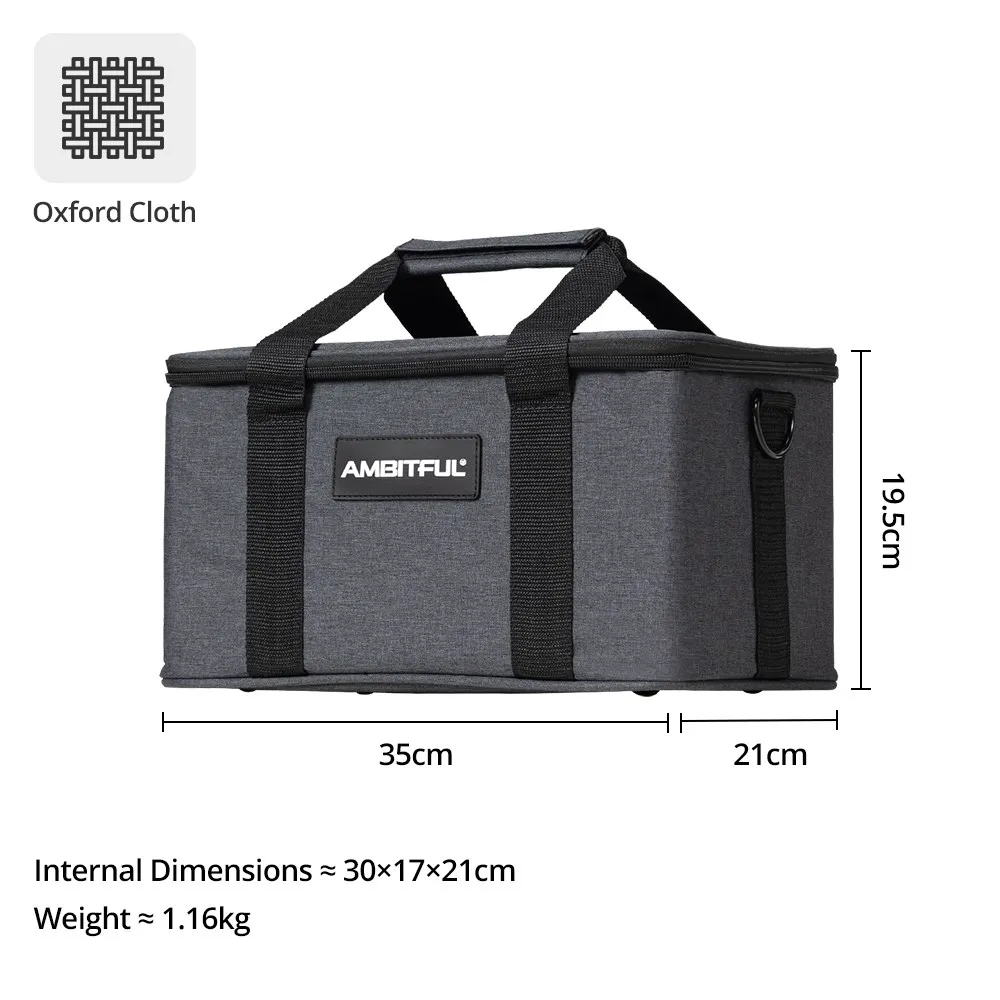 Ambitful PB18 PB19 Carry Bag Shoulder Straps Portable Studio Flash Light Video Camera Bag for Outdoor Photography Photo Video