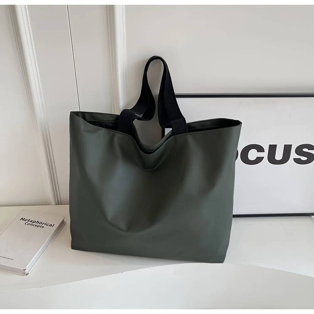 Geräumige Tragetasche, Neue Stilvolle Handtasche, Vielseitig für den Arbeitsweg, Leicht, Luxuriös, Schlicht, Lässig, Wasserdichte Handtasche, Schultertasche – Detail 6
