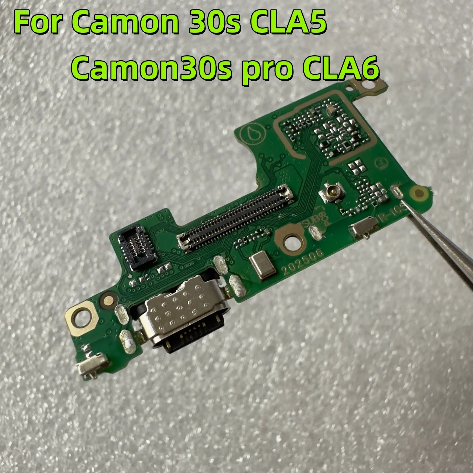 

Плата USB-порта для зарядки Tecno Camon 30S CLA5, гибкий кабель-разъем для зарядки Camon 30s Pro CLA6 с инструментами для замены