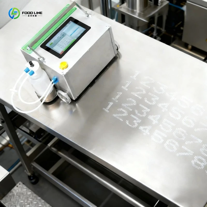 Automatic DOD Portable Cart Large Character Barcode Printing Inkjet Printer Date Coding Machine for Steel Marking Wholesaled