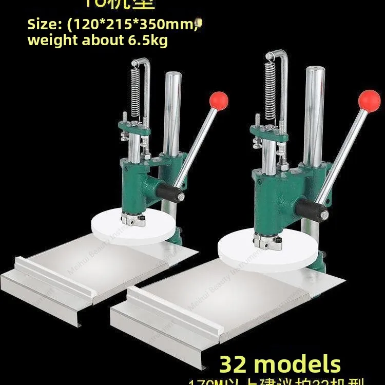 Pie Press, Pizza, Pancakes, Big Cakes, Biscuits, Roujiamo Round, Manual Hand-pressed Pneumatic Commercial