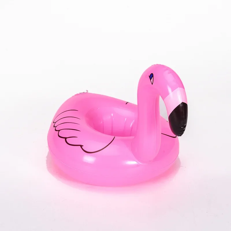 PVC Aufblasbare Tasse Halter Wasser Spielzeug Flamingo Donut Einhorn Krabben Sommer Spielzeug Schwimm Wasser Pad Schwimmen Pools für Familie Erwachsene