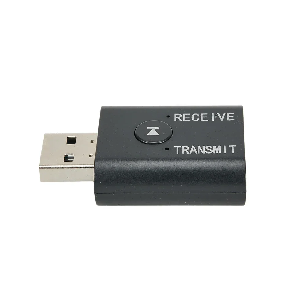 Bluetooth 5.0 Transmitter Receiver 2 IN 1 Wireless Audio 3.5mm USB Aux Adapter Car HIFI Audio Wireless Audio Receiver 42*25*11mm