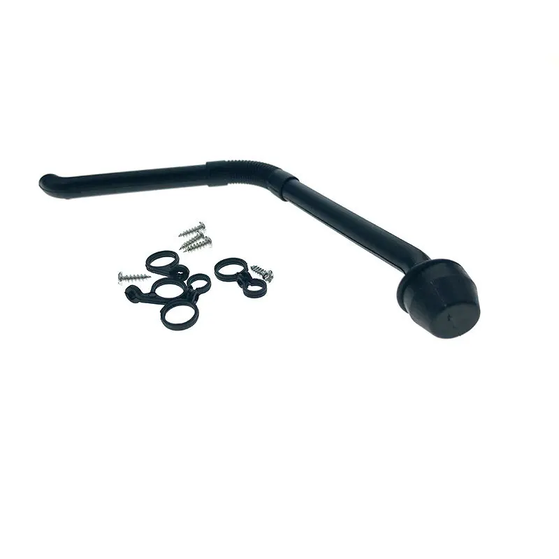 أسود نايلون سفاري سنوركل لزاحف الصليب الأحمر ، هيكل السيارة قذيفة ، تراكساس TRX4 المدافع D110 D90 ، 1 ، 10