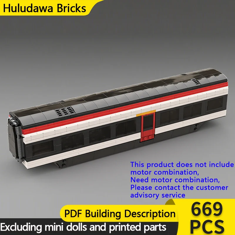 

City Car Model MOC Building Bricks RABe 501 Giruno Normal Wagon Modular Technology Gifts Holiday Assemble Children Toys Suit