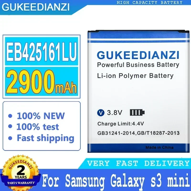 

Аккумулятор 2900 мАч для телефона Samsung Galaxy s3 mini i8190 i699 Ace 2 i8160 S7562 S7562I s3mini Ace2 высокой емкости