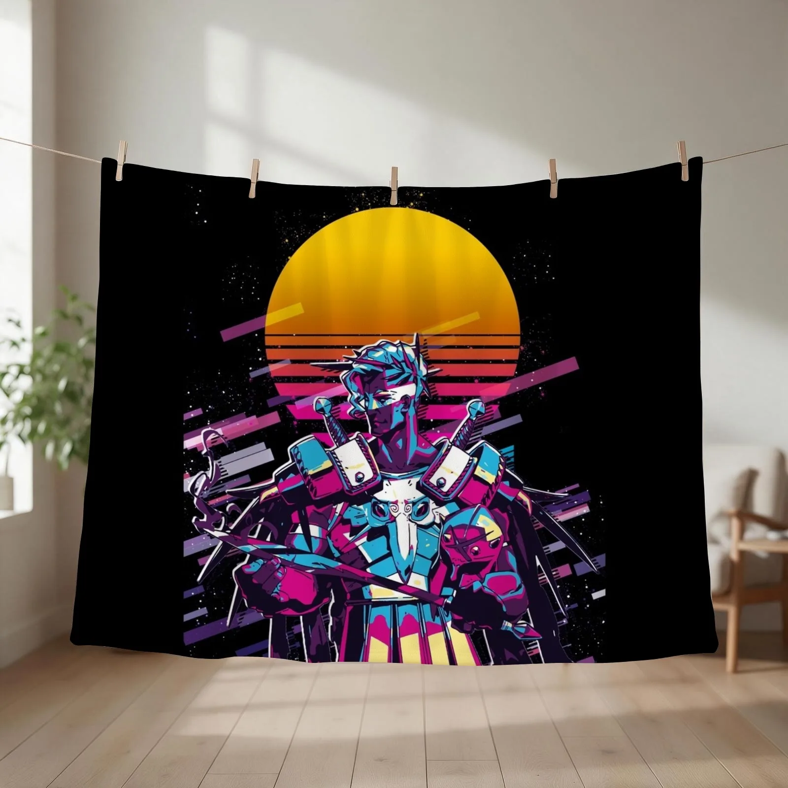 Ares - Hades (80s Retro) Throw Blanket Kid'S Summer Beddings Sleeping Bag Travel Blankets