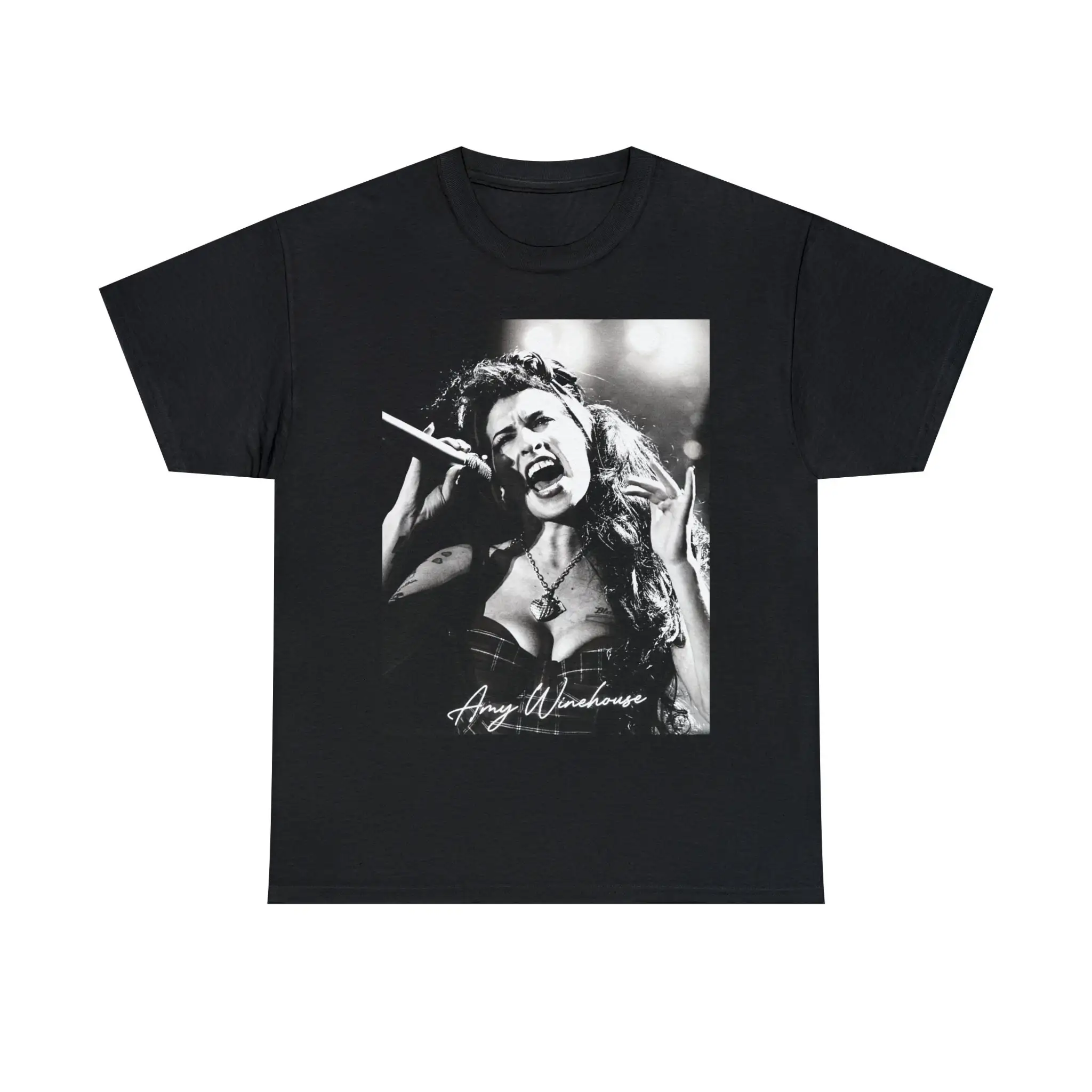 Amy Winehouse Vintage Retro T Shirt Style Bootleg 90s Inspired Aesthetic Photoshoot For Fan