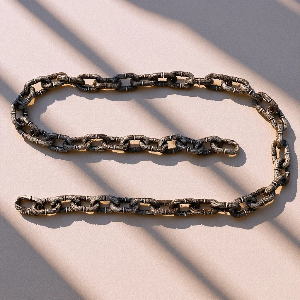 

Halloween Decorative Chain Barrier Chain for Party Stage Prop Iron Style Costume Accessory