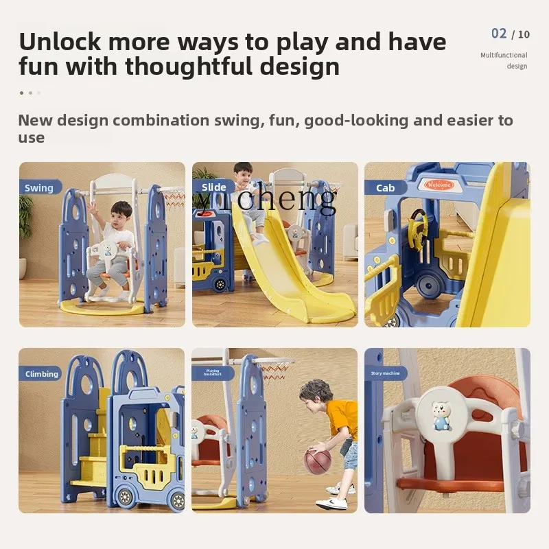 ZZ Baby Slide Coche interior Juguetes para el hogar Columpio grande para niños Parque de atracciones Plástico