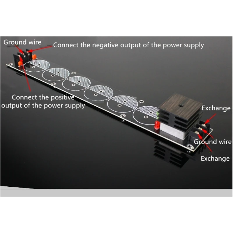 Placa de alimentação para filtro e febre F-78 placa amplificadora dourada 63v10000uf
