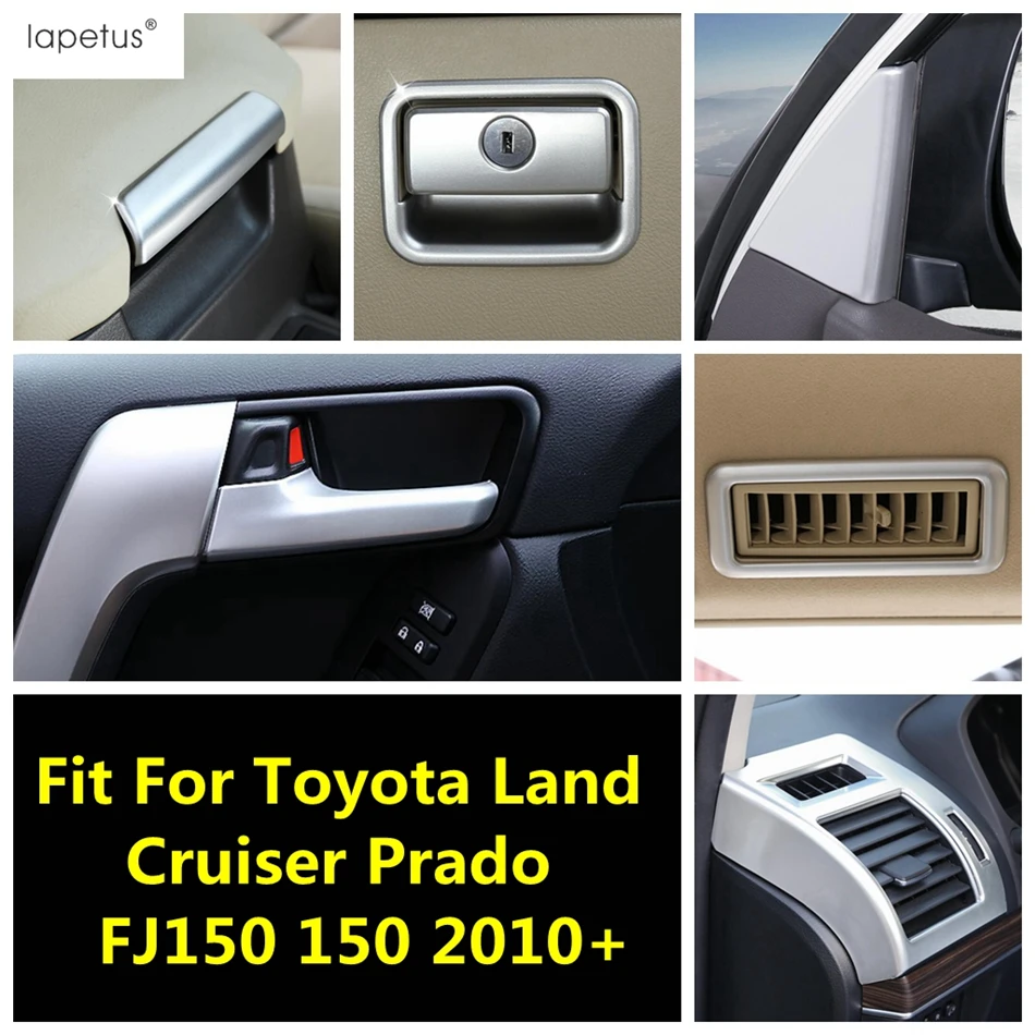 

Dashboard AC Air Vent / Pillar A Frame / Handle Bowl Cover Trim Accessories For Toyota Land Cruiser Prado FJ150 150 2010 - 2020