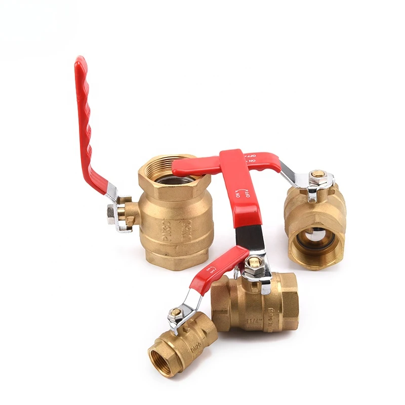 BT1005 Best Seller Brass Color Brass Ball Valve Dn40 Dn50