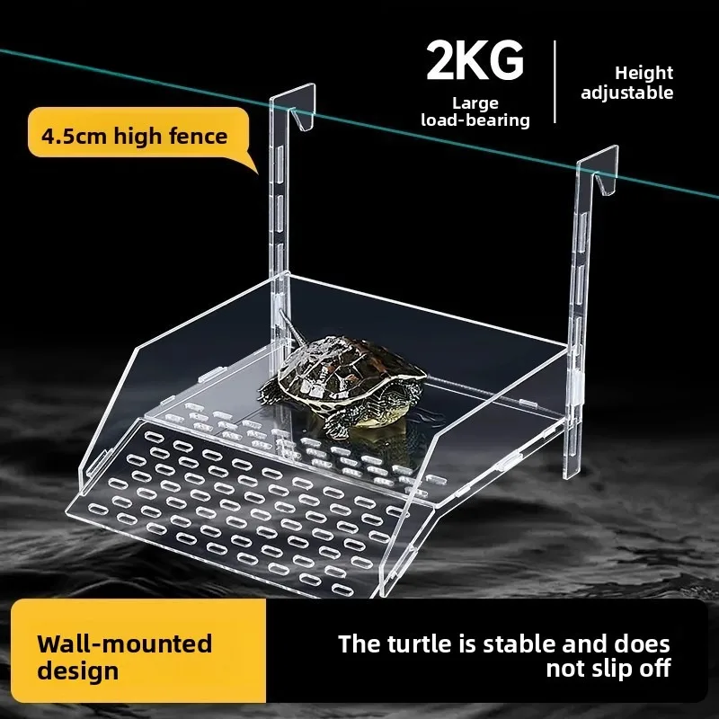 

Turtle Drying Platform For Turtle Wall Mounted Acrylic Drying Back Platform High Water Level Resting Floating Platform