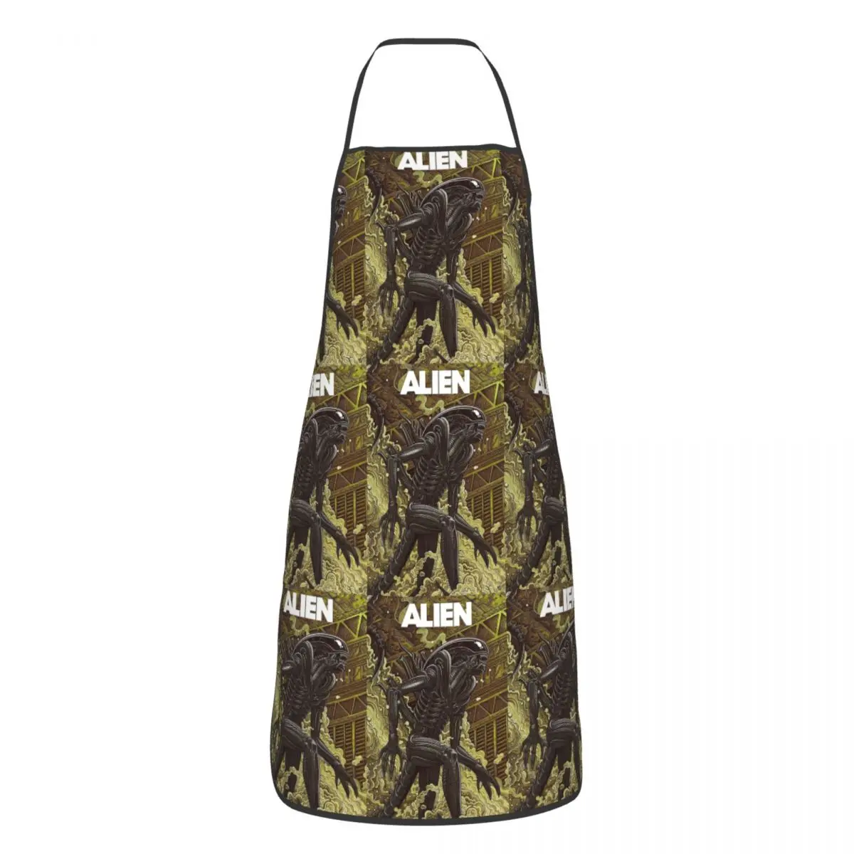 Movie Alien Apron Chef Baking Tablier Waterproof Bib Kitchen Cleaning Pinafore for Women Men Gardening