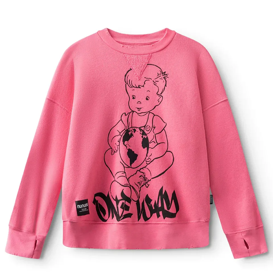 2024 NEW Kids nu Sweatshirt Hoodie With Stylish Fashion Cartoon Pattern Tops Long Sleeve Winter Clothes Tops