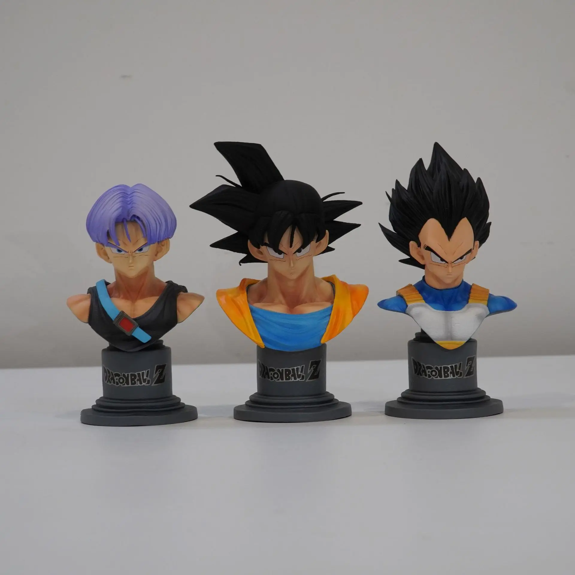 JT Dragon Ball Z Gk Series Semi- Bust Figure Set Desktop Decoration Models Son Goku Vegeta Trunks Unlimited Series Collectibles view 3