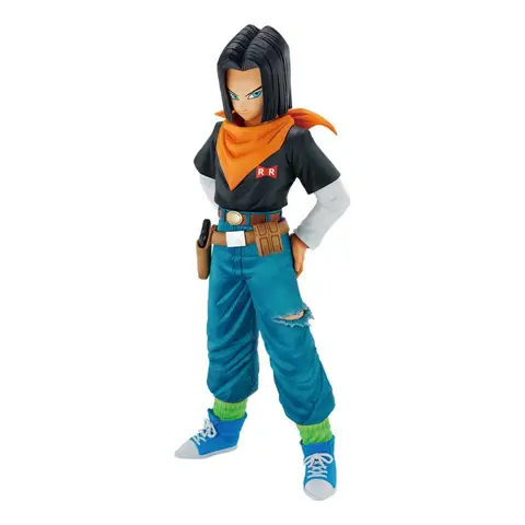 I lager MASTERLISE BANDAI ANDROID 16 17 18 19 20 Dragon Ball Ichiban Kuji Figurer Anime Actionmodell Figurer Brinquedos Leksaker 6 best sales Android 16-figur - №4