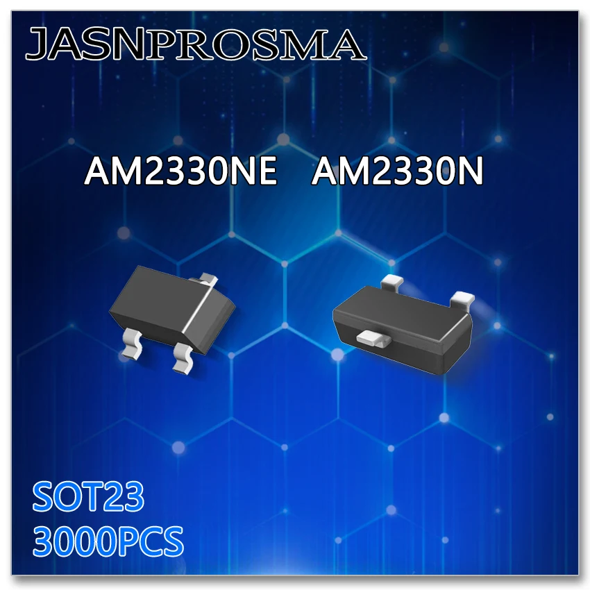 JASNPROSMA AM2330NE AM2330N SOT23 3000PCS Canal N 20V 30V Alta qualidade Fabricado na China AM2330 AM