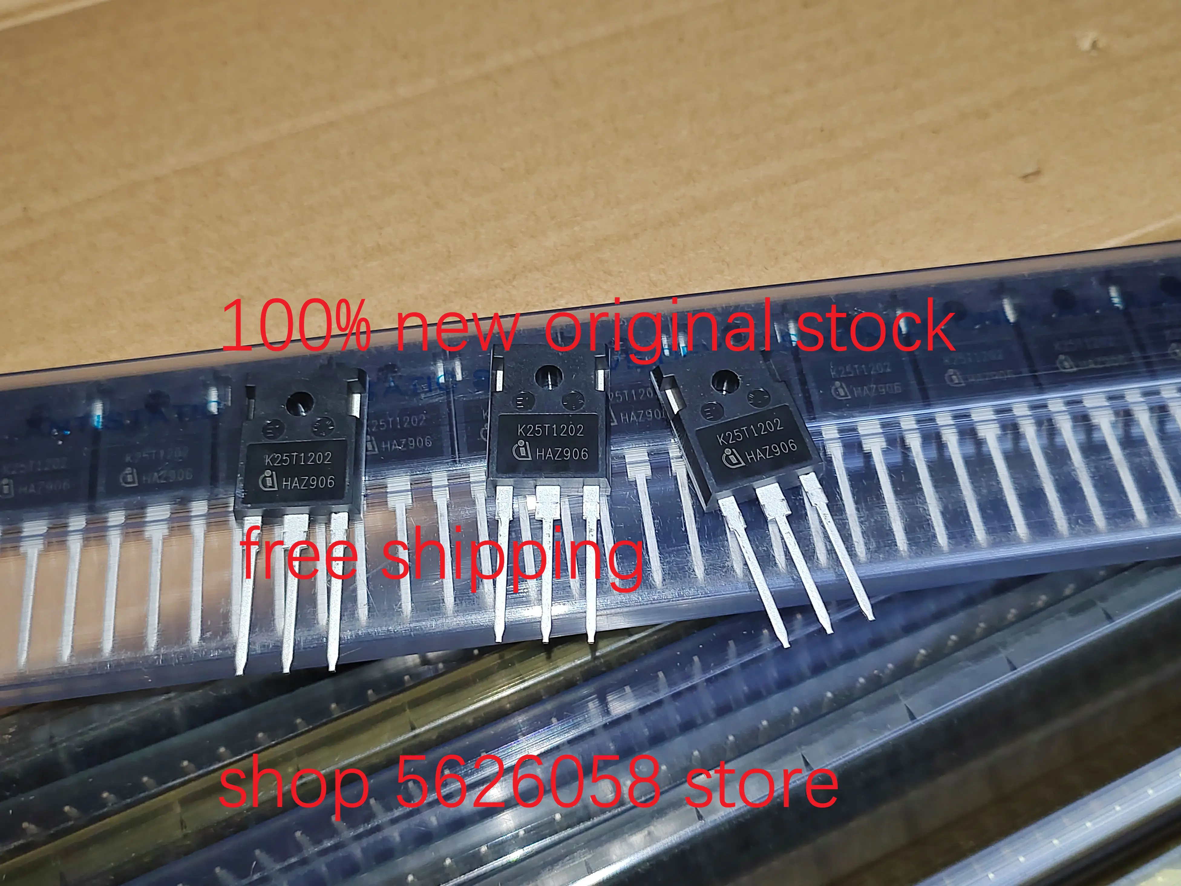 5PCS/LOT IKW25N120T2 K25T1202 TO247 100% new original freeshipping